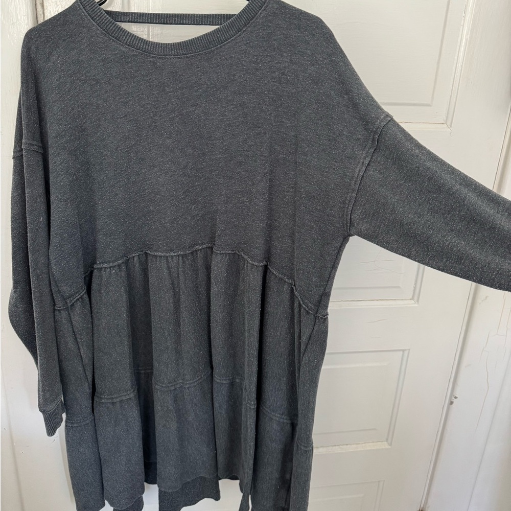 American Eagle Outfitters Charcoal Knit Dress